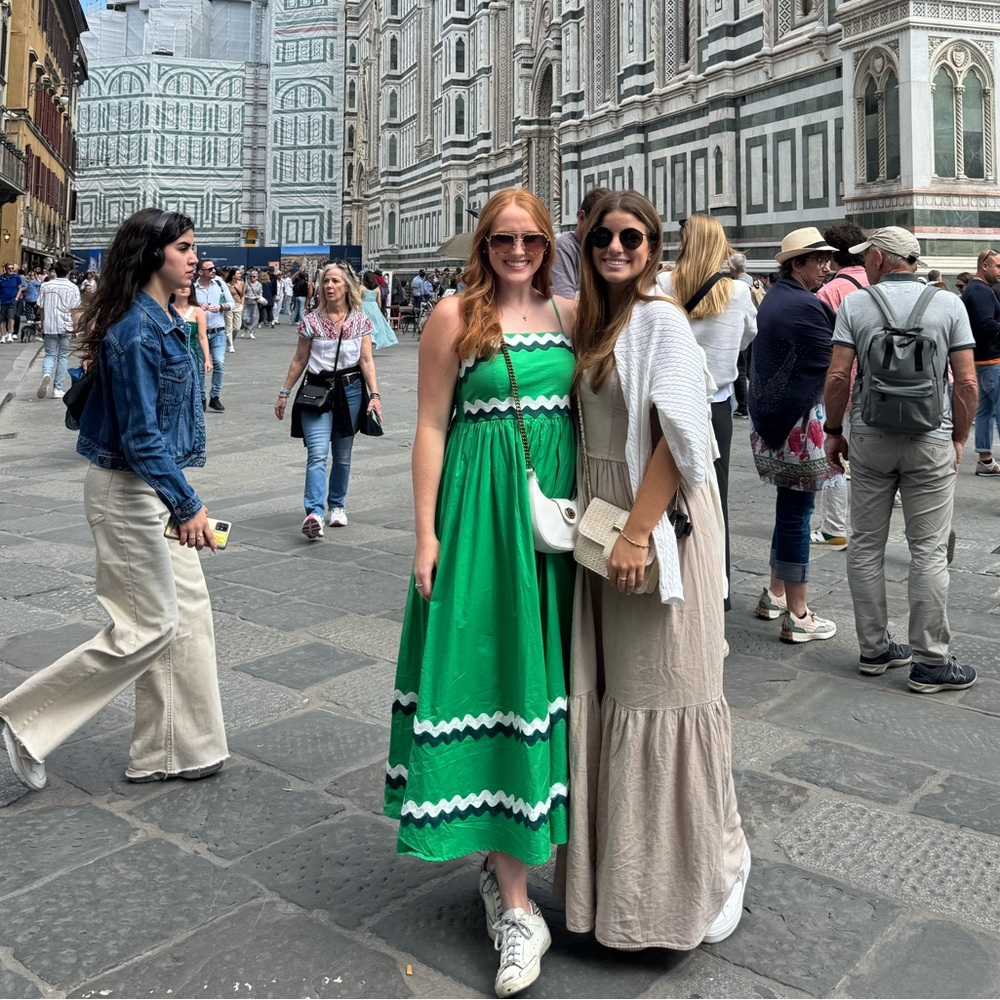 Entro Green Dress